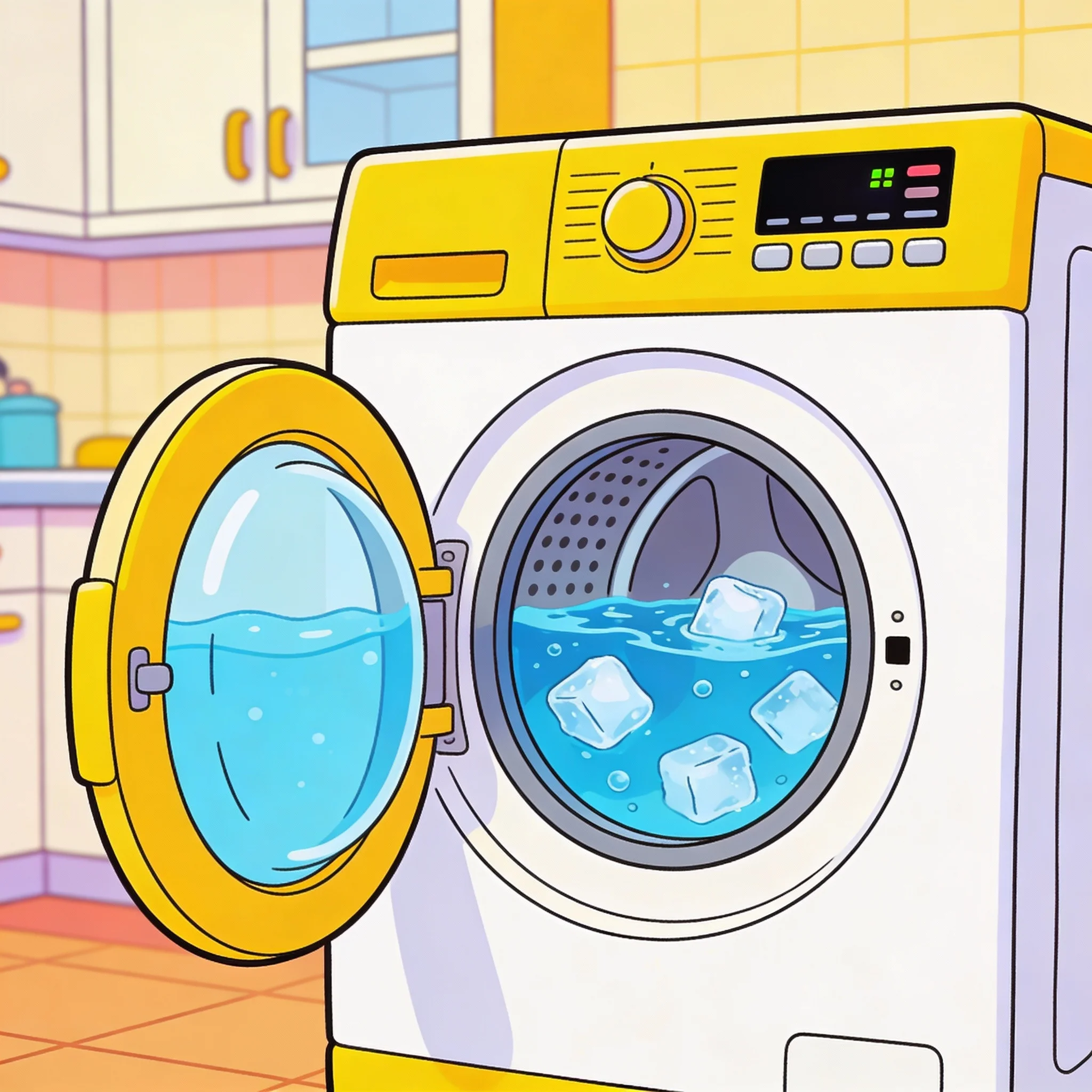 Лёд в стиральной машине