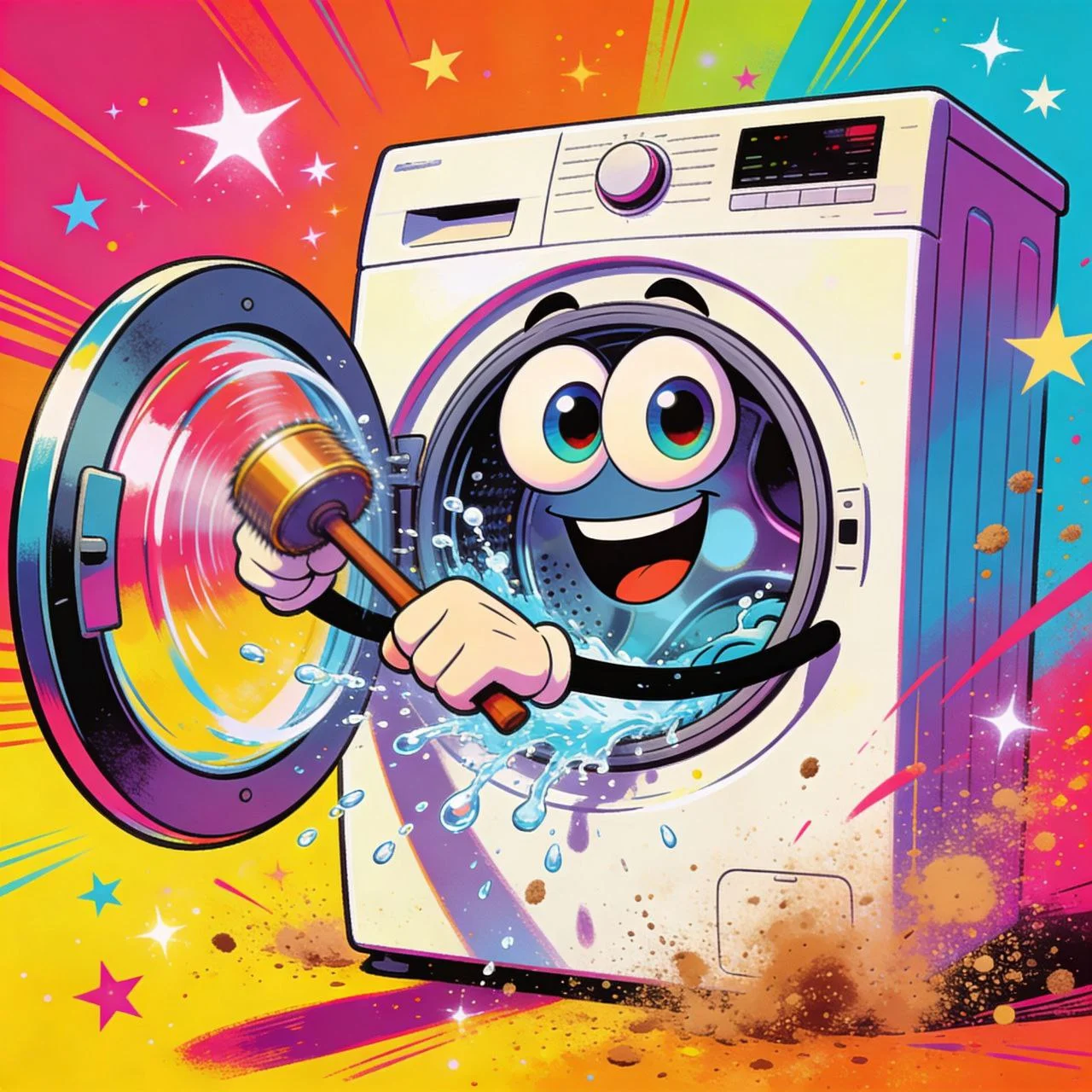 Стиральная машина сильно шумит, стучит при отжиме