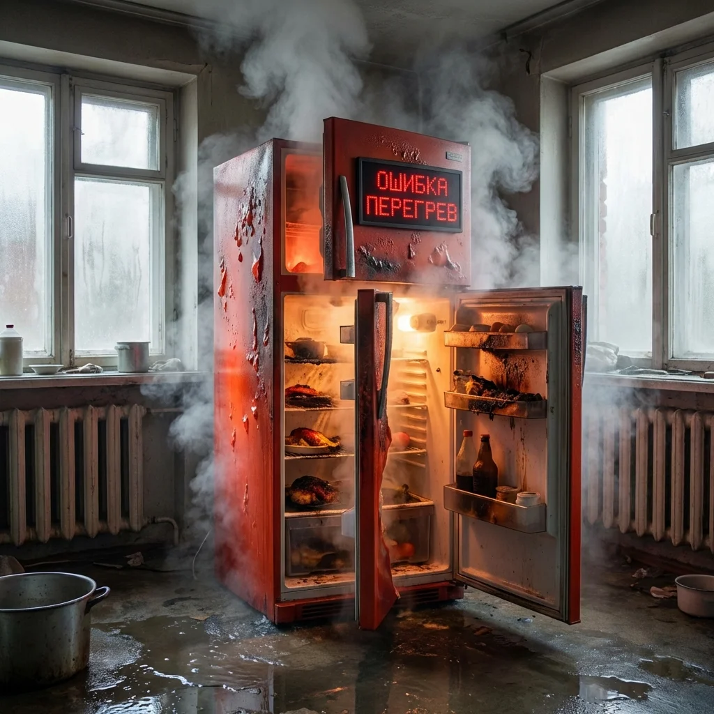 Холодильник не выключается, работает постоянно